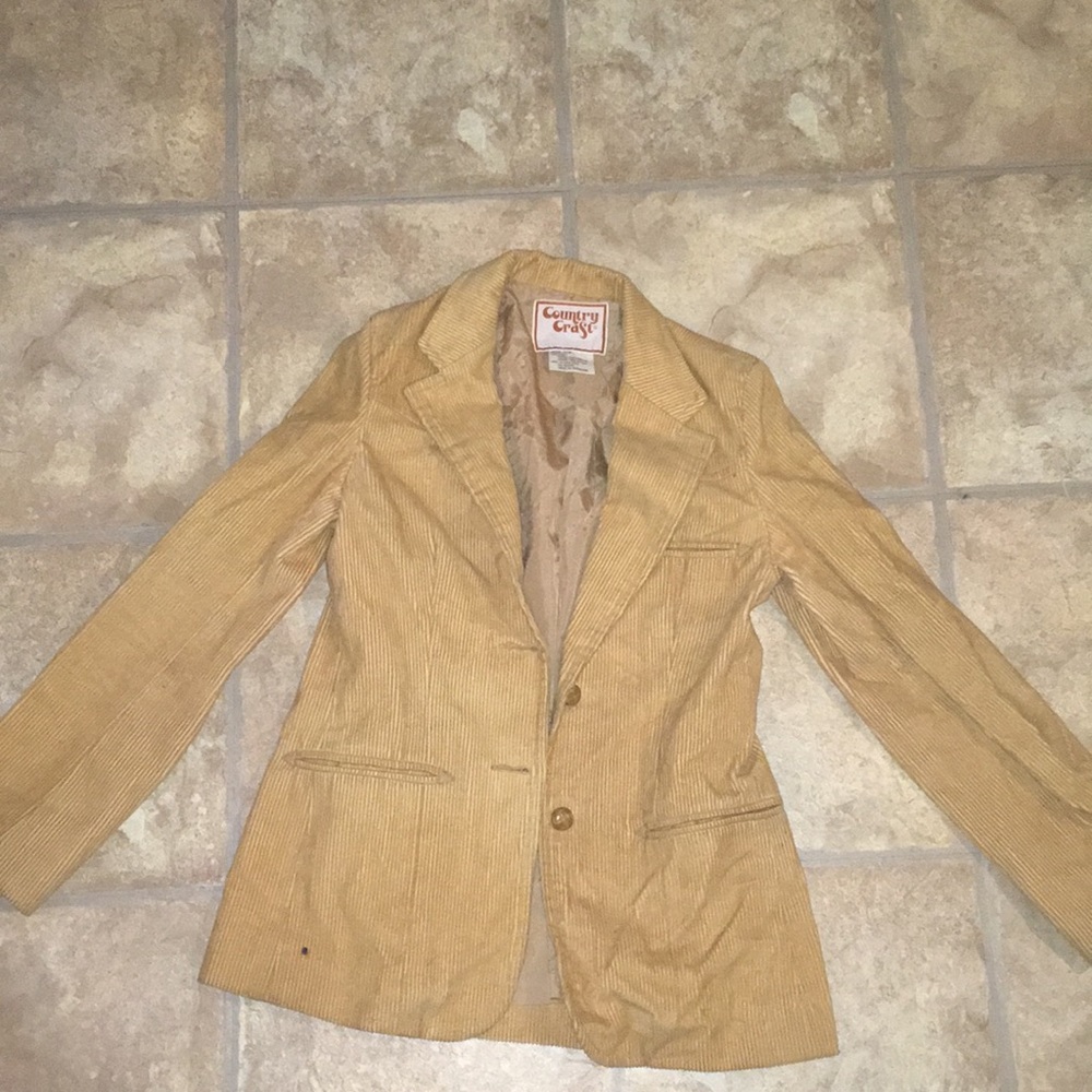 Corduroy suit jacket